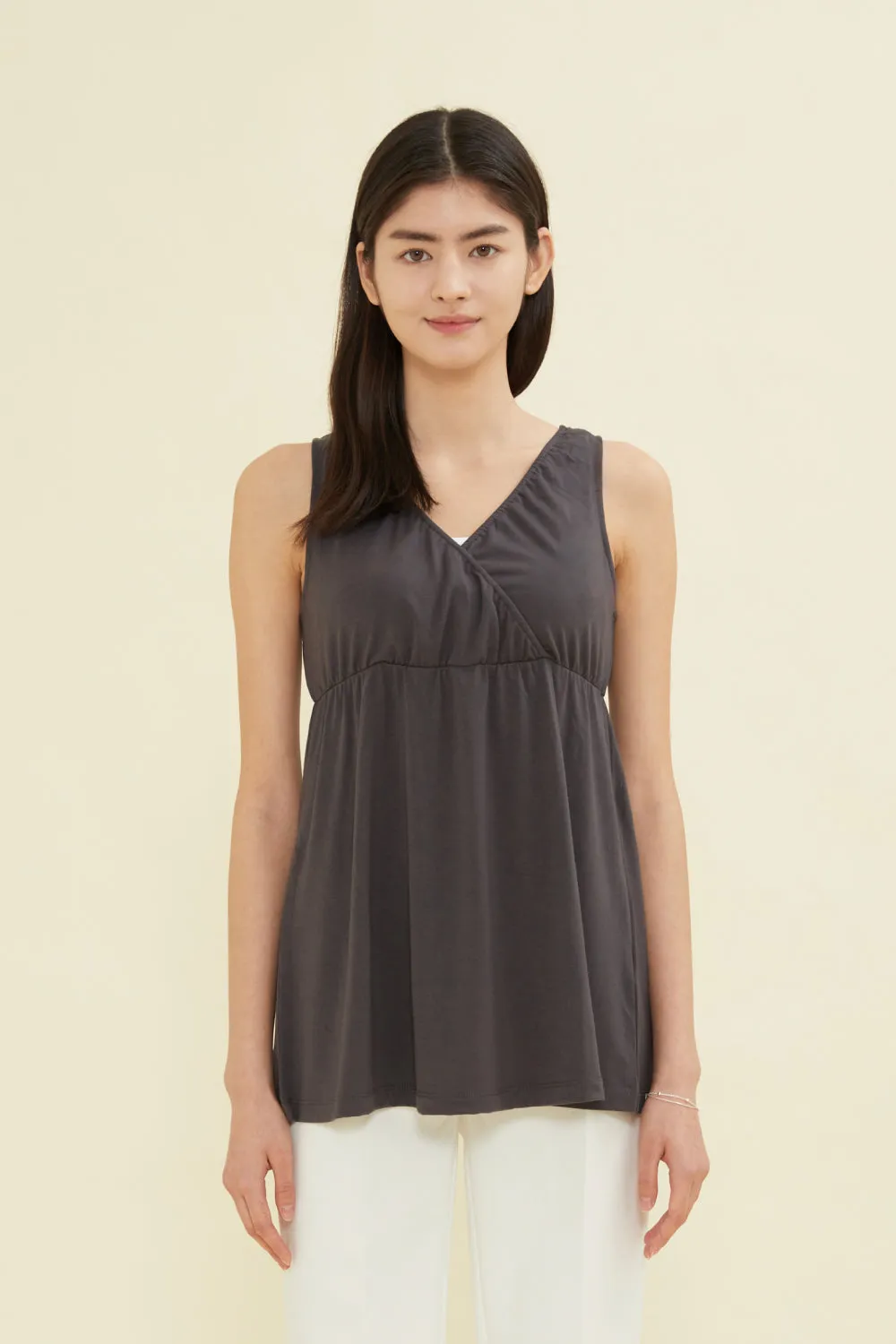 Soft Flare Double Layer Nursing Top